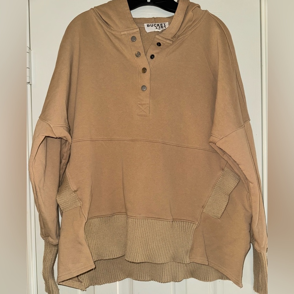 Women's Bucket List Tan Hoodie